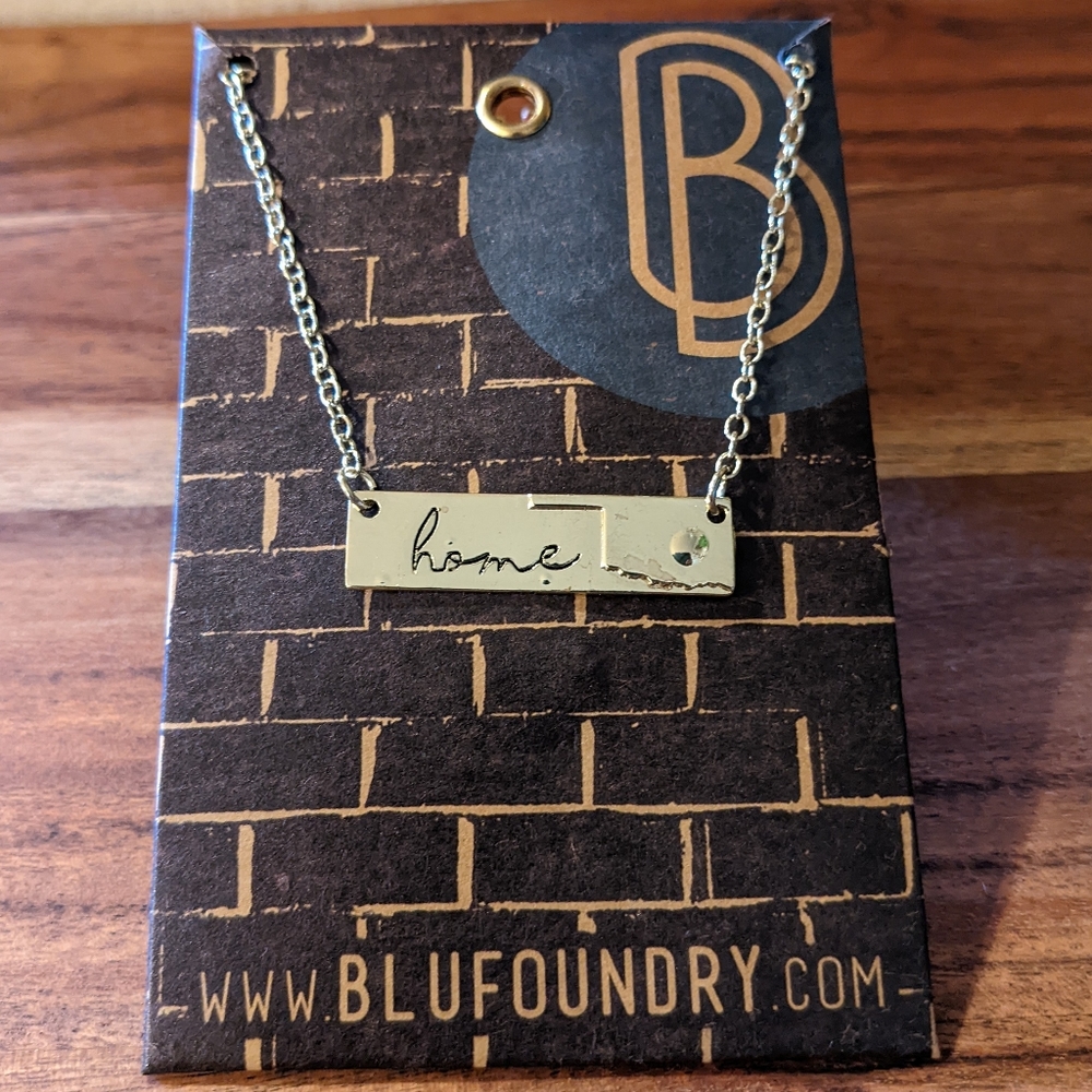 Blufoundry Oklahoma Home Bar Necklace